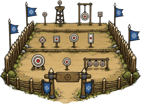 A small target range